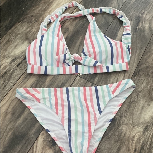 Southern Tide Striped Swim Suit - Picture 2 of 7